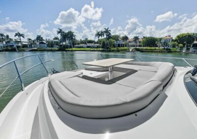 Tailgate Time features spacious bow seating bringing the views and ocean breezes right to your seat
